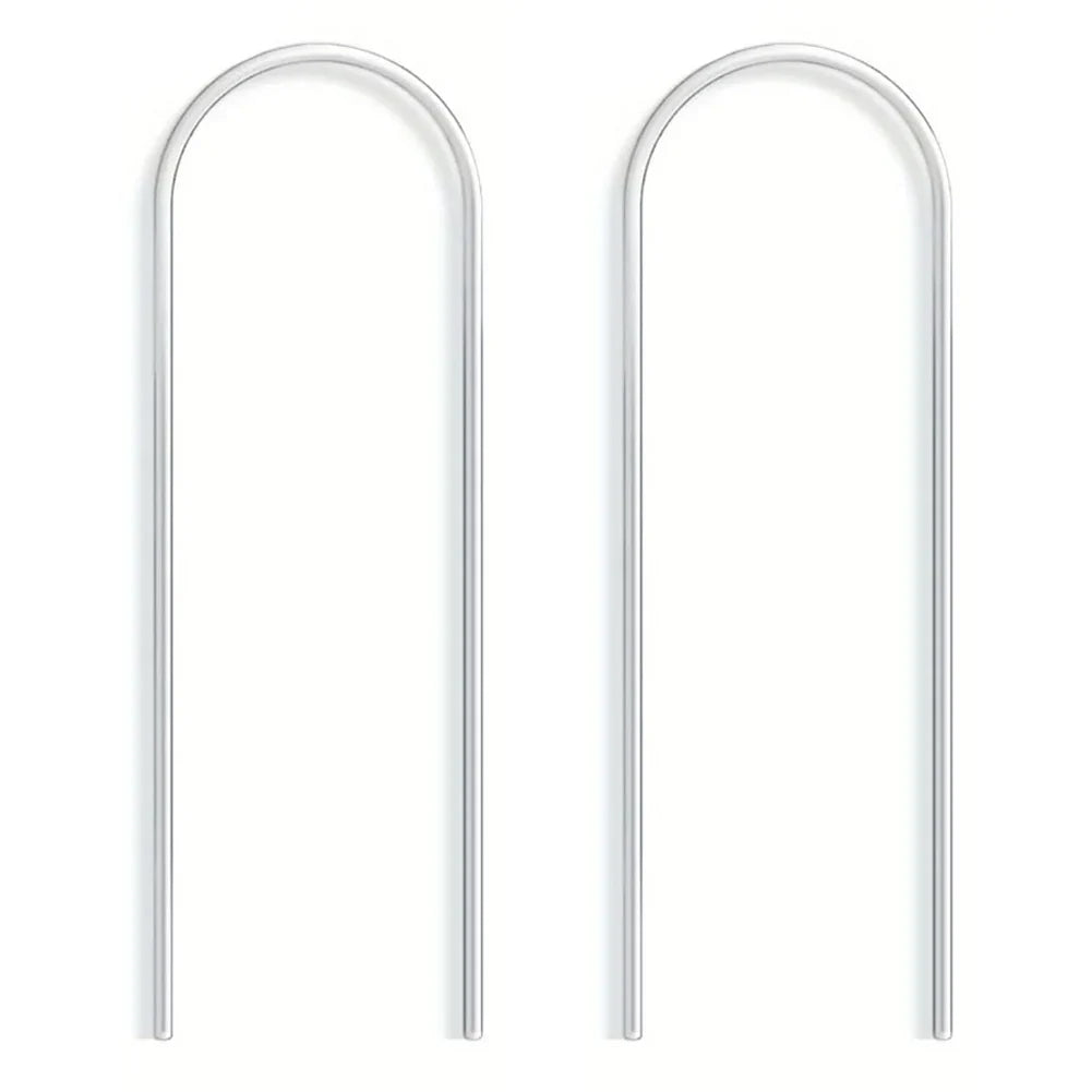 2pcs U-Shaped Acrylic Plant Climbing Frame & Support Stakes