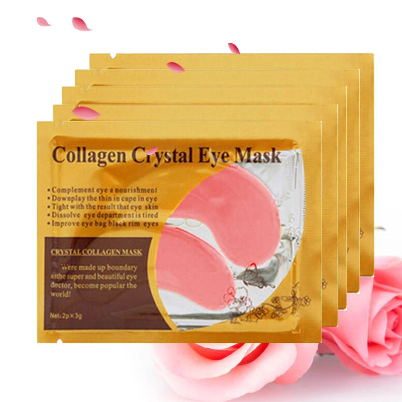 BIOAOUA Gold Collagen Eye Masks 20 Pairs – Dark Circle Patches