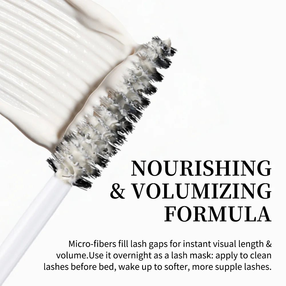 2 In 1 Mascara Eyelash Care Film Enhance Curl Slimness Thickening Nourish Brightening Eyelashes Long-lasting Smudge-free Volume Peaceful Pleasures Health and Wellness