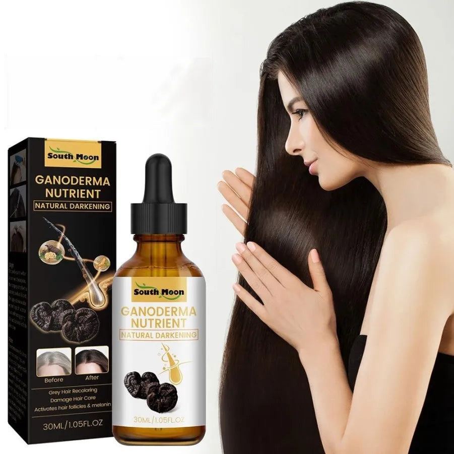 White To Black Hair Oil for Repairing From White To Black Nourishing Moisturizing Scalp Herbal Lotion Liquid Repair Hair Care Peaceful Pleasures Health and Wellness