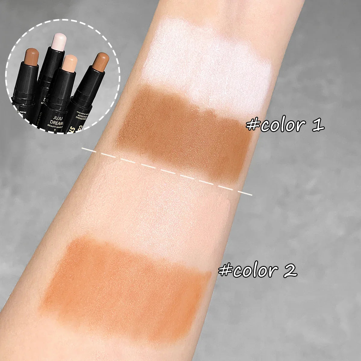 JUJU Dream Dual-Ended Contour Stick & Concealer Makeup