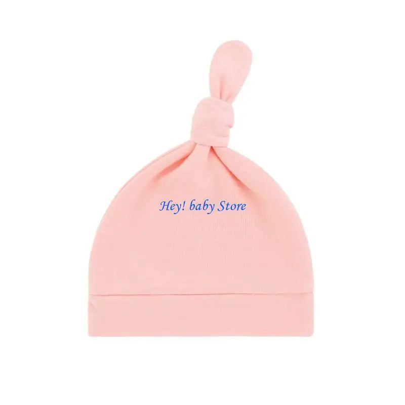 Soft Cotton Knotted Baby Hat – Newborns & Infants 0–24M