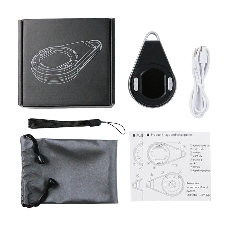 Digital Display Frequency Magnifying Glass 60/80/100X with Three Multiples Switching Portable Microscope Peaceful Pleasures Health and Wellness