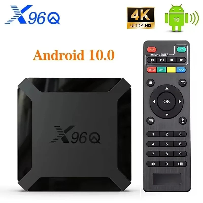 Hot X96Q Smart Set Top Box Android 10.0 Allwinner H313 Quad Core 2.4G Fast 4K VS X96 Mini Set Top Box Media Player Peaceful Pleasures Health and Wellness