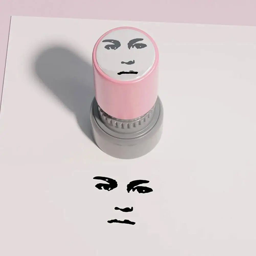 Anime Emotion Ink Stamp – Fun Novelty Seal Kids Craft Toy