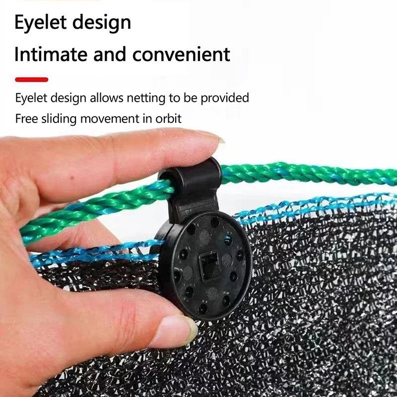 100pcs Plastic Shade Cloth Clips | Greenhouse Net Fixing Clips