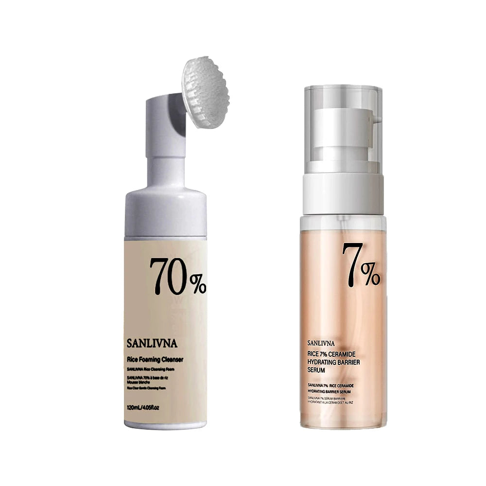 SANENDI Rice Toner Set – 70% Rice Extract & Niacinamide Serum