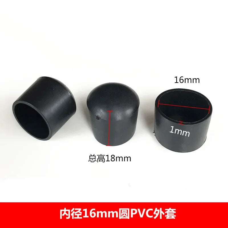 PVC Round Furniture Leg Caps | Anti-Slip Floor Protectors