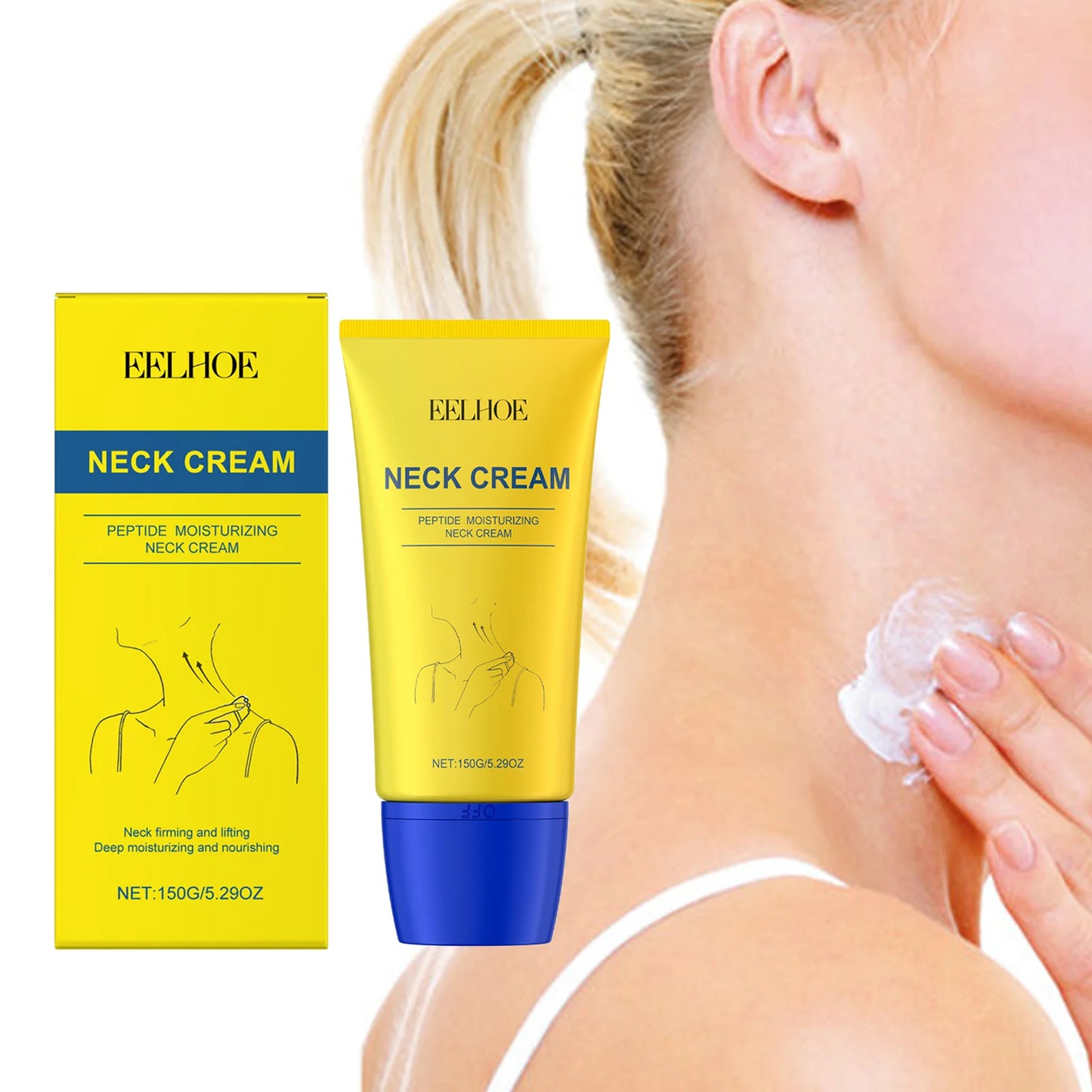 Firming Neck Cream with Roller – Anti-Aging & Lifting 150g