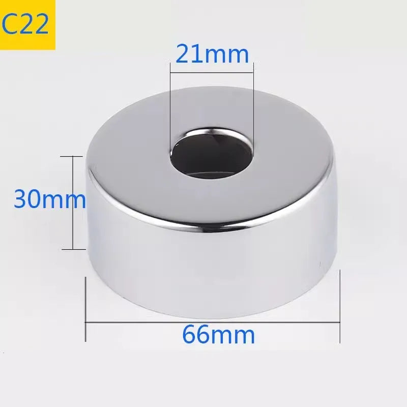 2PCS Stainless Steel Faucet Pipe Decorative Cover 1/2" 3/4" 1"
