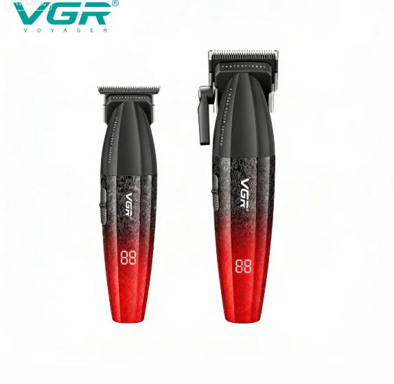 VGR Professional Electric Hair Clipper 9000 RPM High end Multi gear Adjustment Electric Push Cutting Alloy Blade Trimmer V-640S2 Peaceful Pleasures Health and Wellness USB 1