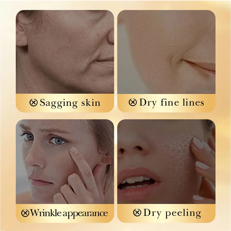 SADOER Yeast Collagen Anti Wrinkles Face Cream Moisturizing Anti-Aging Whitening Facial Cream For Face Skin Care Products Peaceful Pleasures Health and Wellness