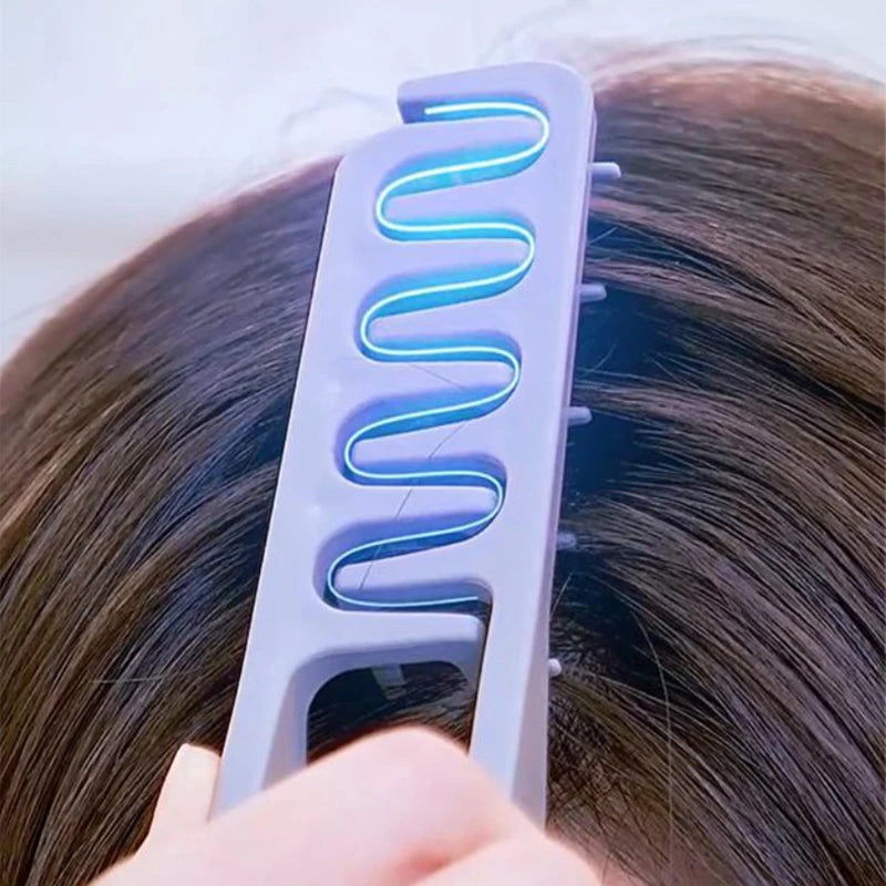 Wide-Tooth Hair Seam Comb for Volume, Bangs & Root Lift
