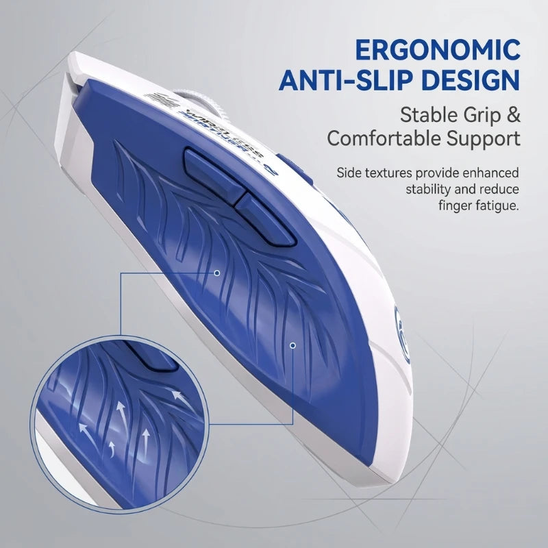 Bluetooth 5.4 Mouse Dual-Mode 2.4G Wireless Mouse 6 Buttons Gaming Mouse Office Silent Mice Rechargeable Mouse For PC Laptop Peaceful Pleasures Health and Wellness