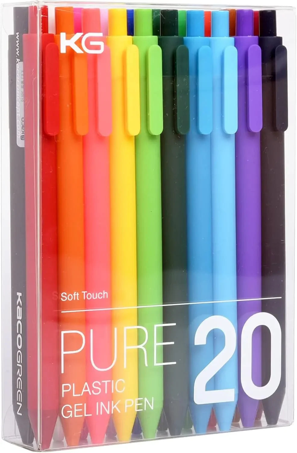 20-Piece 0.5mm Colored Gel Pens Set, Quick-Drying Fine Point for Journaling and Note-Taking Peaceful Pleasures Health and Wellness United States