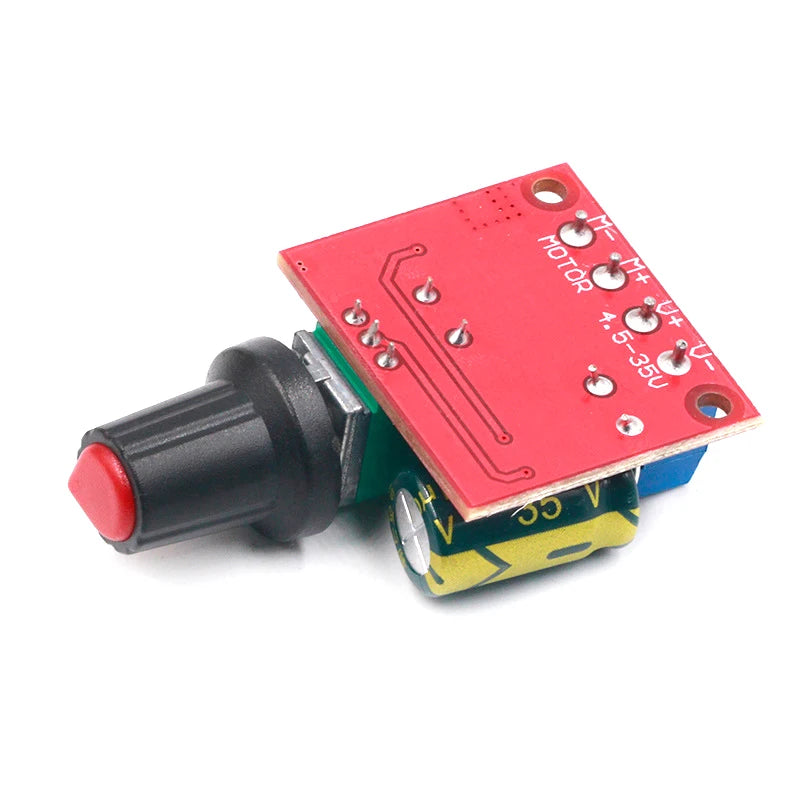1PC DC-DC 4.5V-35V Low Voltage Motor Speed Controller 5A 90W PWM 12V DC Motor Speed Controller Module Adjustable Drive Module Peaceful Pleasures Health and Wellness One Size