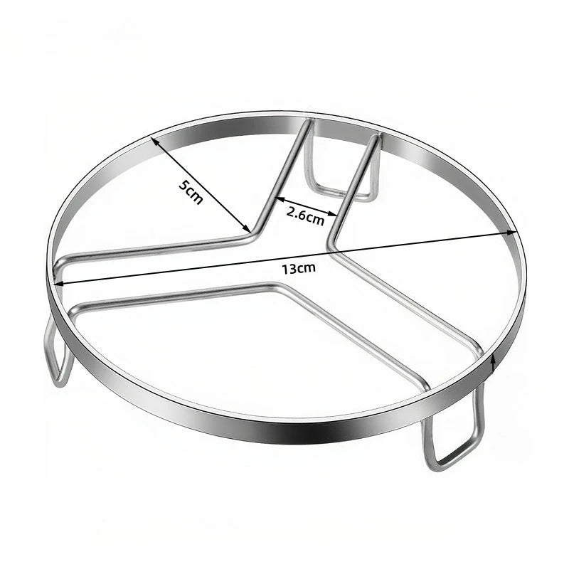 Stainless Steel Stackable Steamer Rack | Round Pot Pan Rack