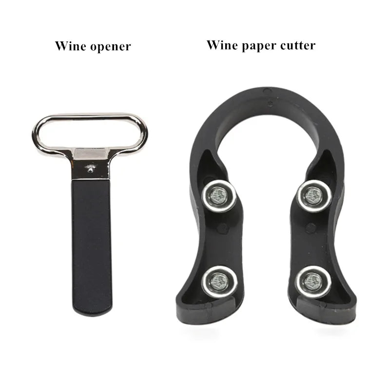 Stainless Steel Wine Bottle Opener & Corkscrew Set