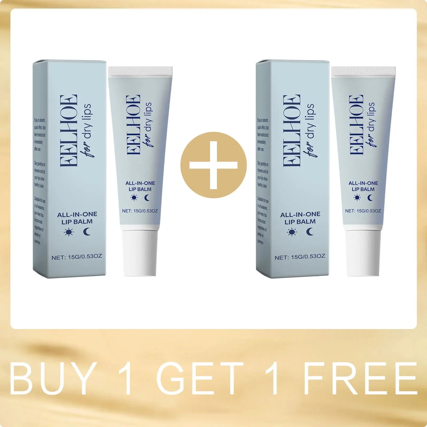 EELHOE Aloe Vera Matte Lip Balm Stick – Waterproof & Moisturizing Peaceful Pleasures Health and Wellness Buy 1 for 1 Free