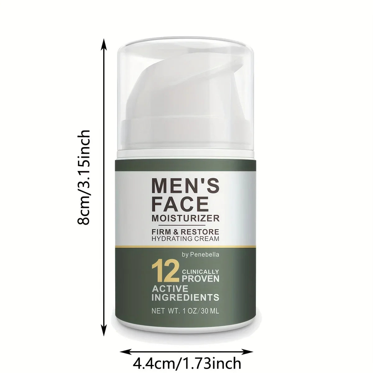 GORGIQUE Men's Face Moisturizer & Firming Neck Serum 30ml