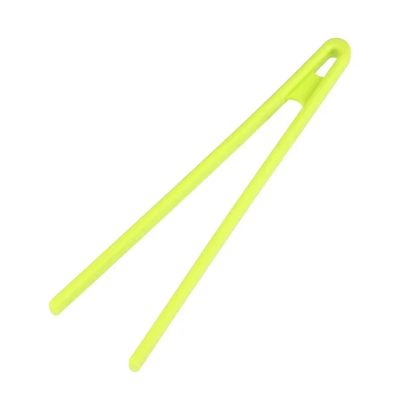 Silicone Food Tongs | Non-Slip BBQ & Salad Cooking Clips