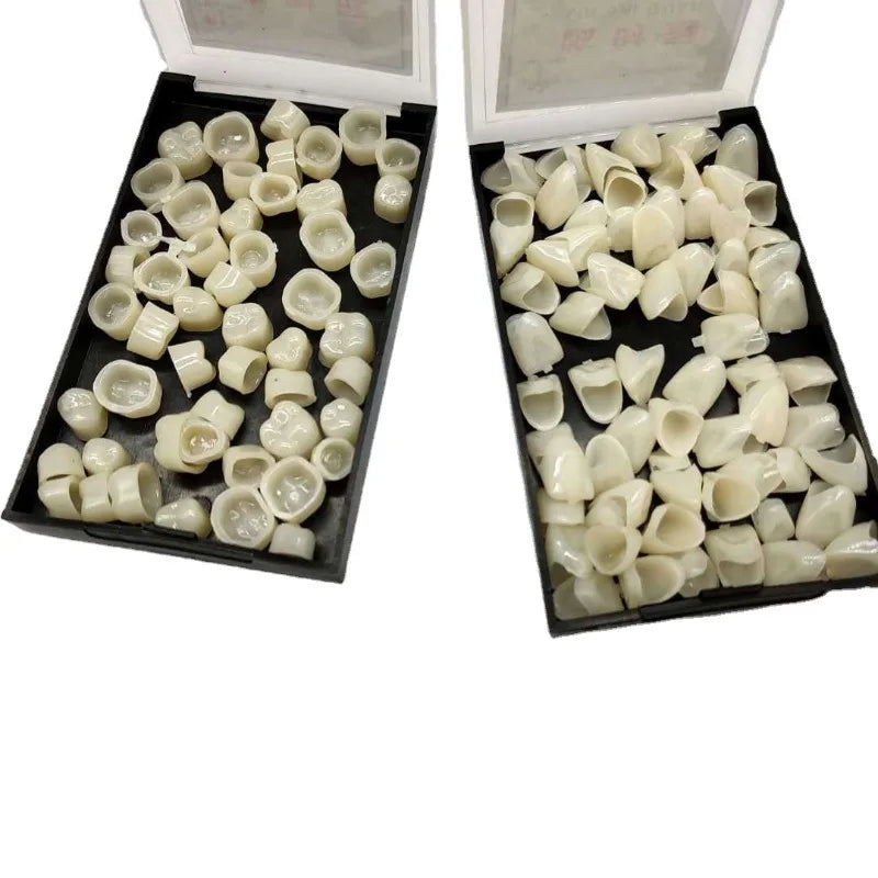 5 Boxes Dental Teeth Veneers Whitening False Denture Resin Temporary Crown Replacement Kit Porcelain Dental Material Oral Care Peaceful Pleasures Health and Wellness
