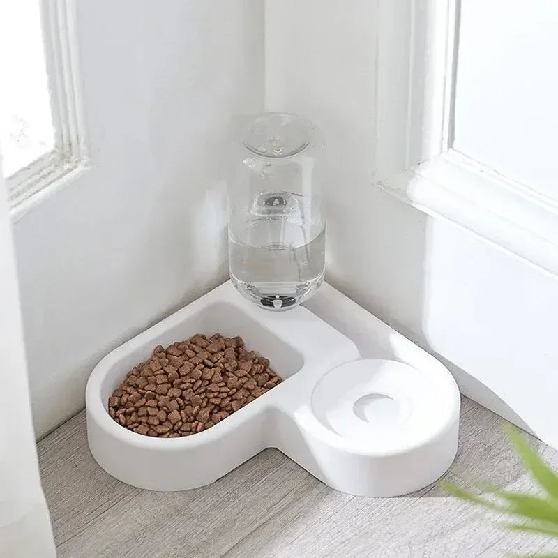 Double Pet Bowl Set – Food & Water Feeder for Cats & Dogs