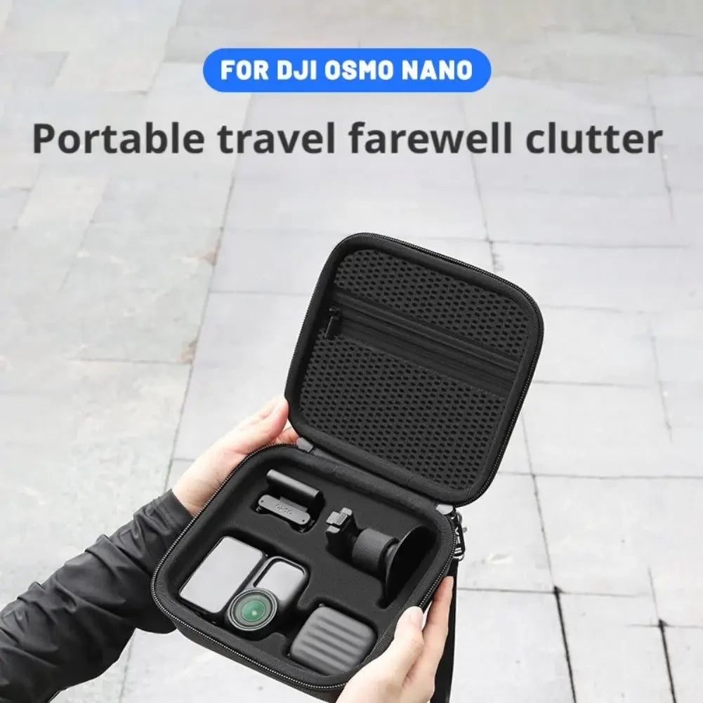 Hard Shell Carrying Case for DJI OSMO Nano Action Camera Shockproof Portable Travel Storage Box Protective Bag Accessories Peaceful Pleasures Health and Wellness