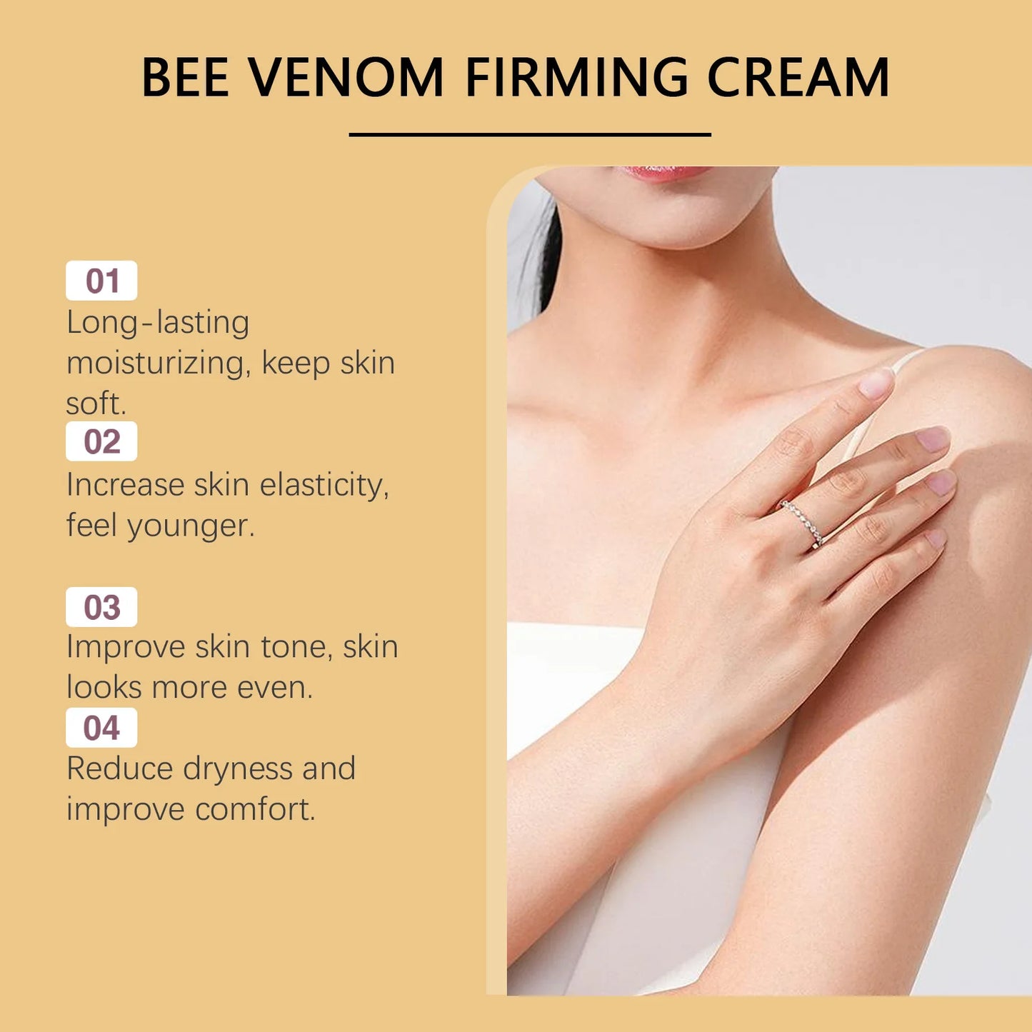 EELHOE Bee Venom Firming Body Cream Roller – Skin Tightening