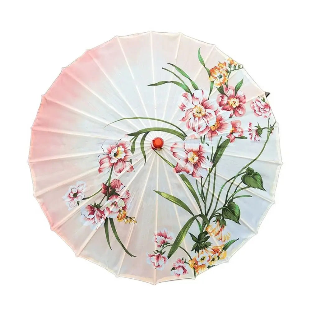 Handmade Chinese Silk Parasol | Decorative Dance Umbrella
