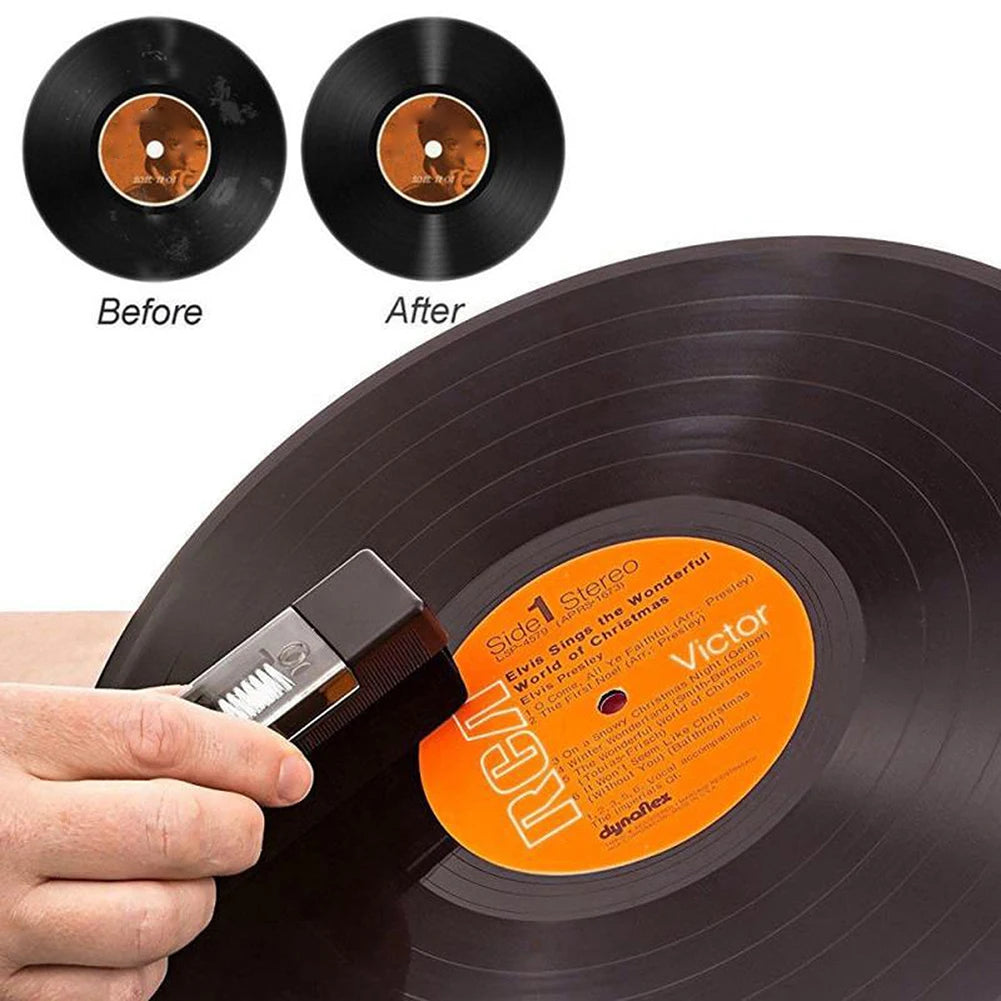 Anti Static Vinyl Record Cleaner Cleaning Brush Dust-Remover for Vinyl Record Player Dust-Remover-Brush Turntables Cleaning Kit Peaceful Pleasures Health and Wellness
