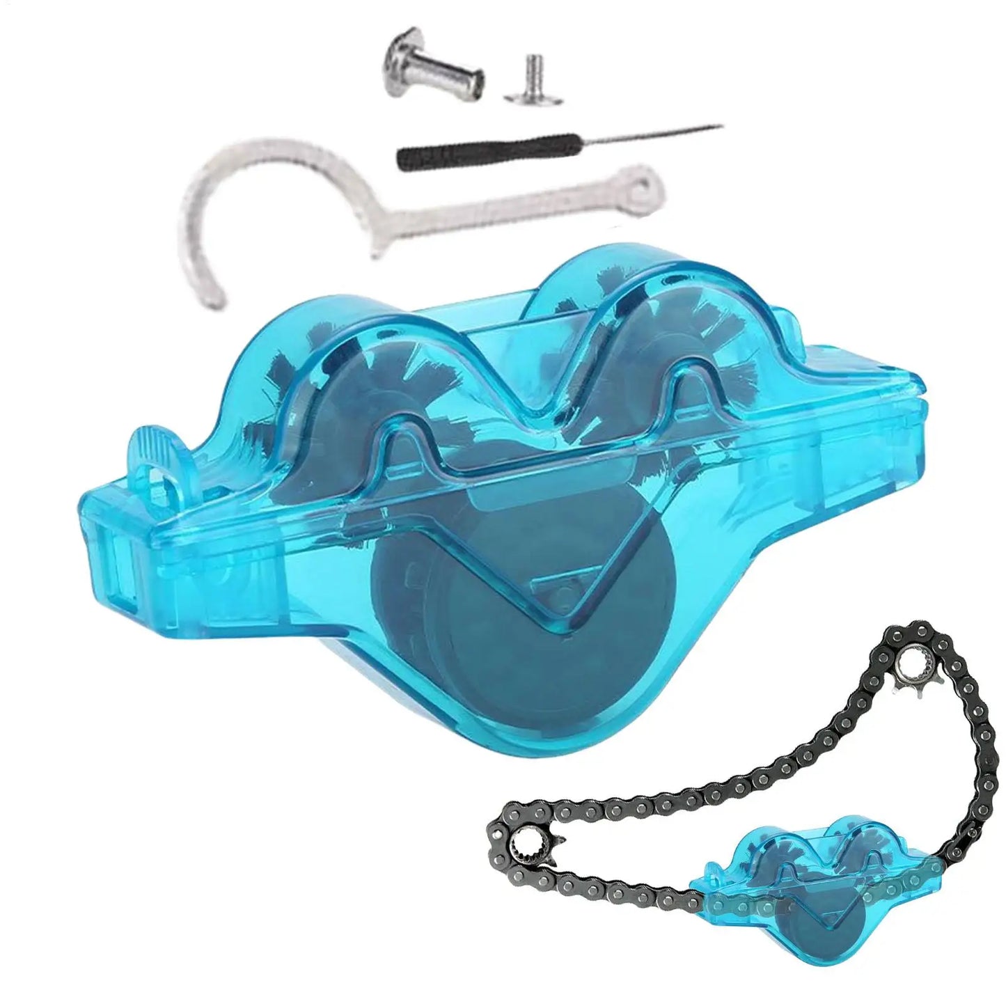 MTB & Road Bike Chain Cleaner Brush Wash Tool Set