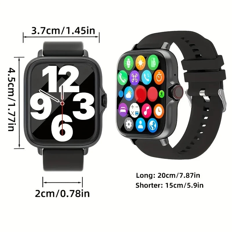 LOMAXFR Smart Watch | Bluetooth Calling, Multi-Sport, iOS & Android