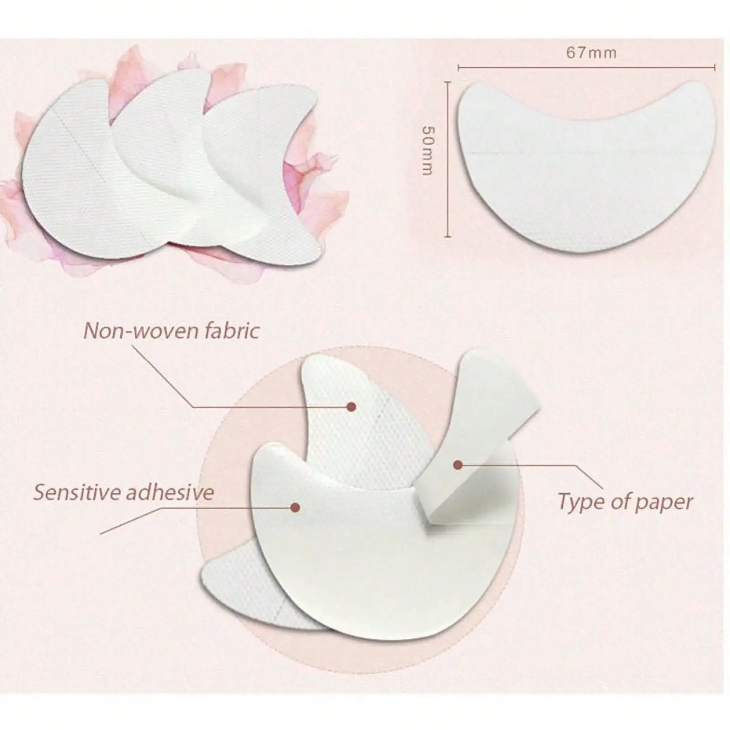50-Pack Eye Shadow Shields & Stencils – No Fallout Makeup