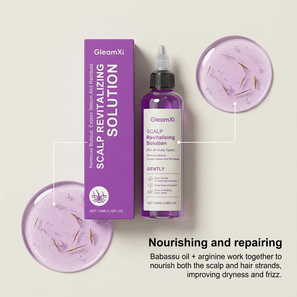 Gleamxi Scalp Cleansing Shampoo – Dandruff & Oil Control