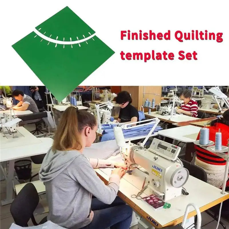 A36T-Quilting Ruler Template Free Motion Quilting Rulers & Templates For Machine Quilting Easy To Use Curved Acrylic Sewing Peaceful Pleasures Health and Wellness