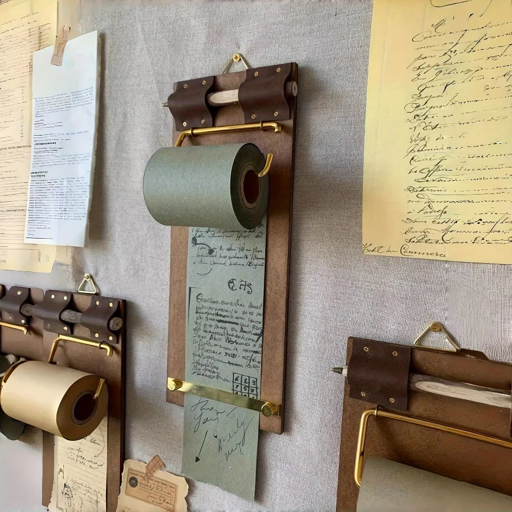 Vintage Roll Tear-Off Sticky Notes | Blank Message Cards