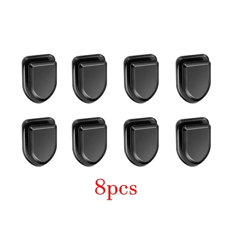 New Car Hooks Organizer Storage for USB Cable Headphone Key Storage 1/2/6Pcs Self Adhesive Wall Hook Hanger Auto Fastener Clips Peaceful Pleasures Health and Wellness 8Pcs