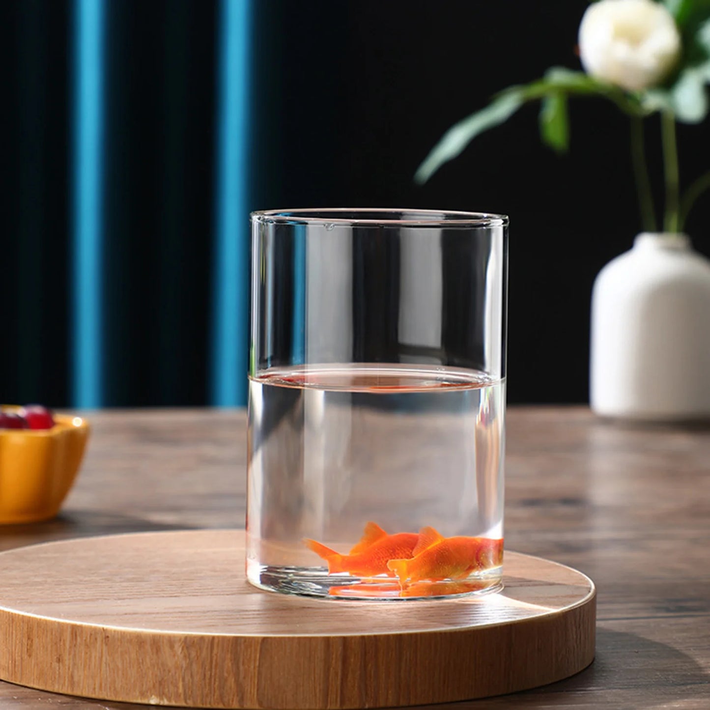 Transparent Glass Hydroponic Vase Modern Small Cylinder Flower Centerpiece Vases Use For Floral Wedding Home Decoration Peaceful Pleasures Health and Wellness