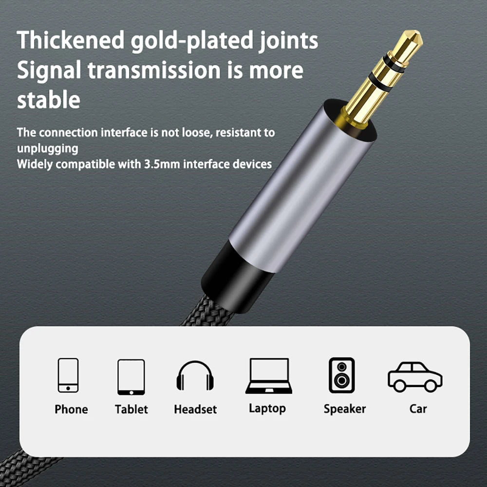 USB-C to 3.5mm Aux Cable | iPhone 16, Samsung S24, Pixel 9