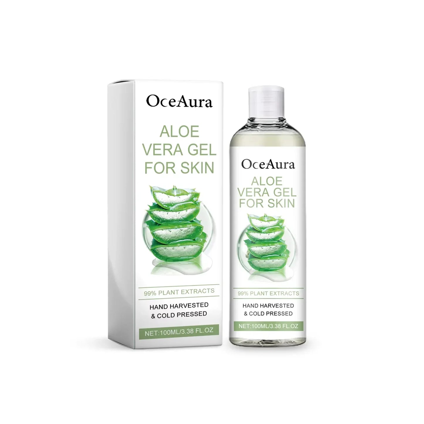 OceAura Aloe Vera Gel – Pore Shrinking, Oil Control & Acne Care