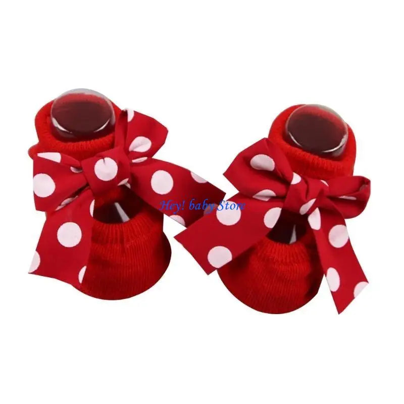Baby Cotton Anti-Slip Floor Socks – Unisex Knit Ankle Socks