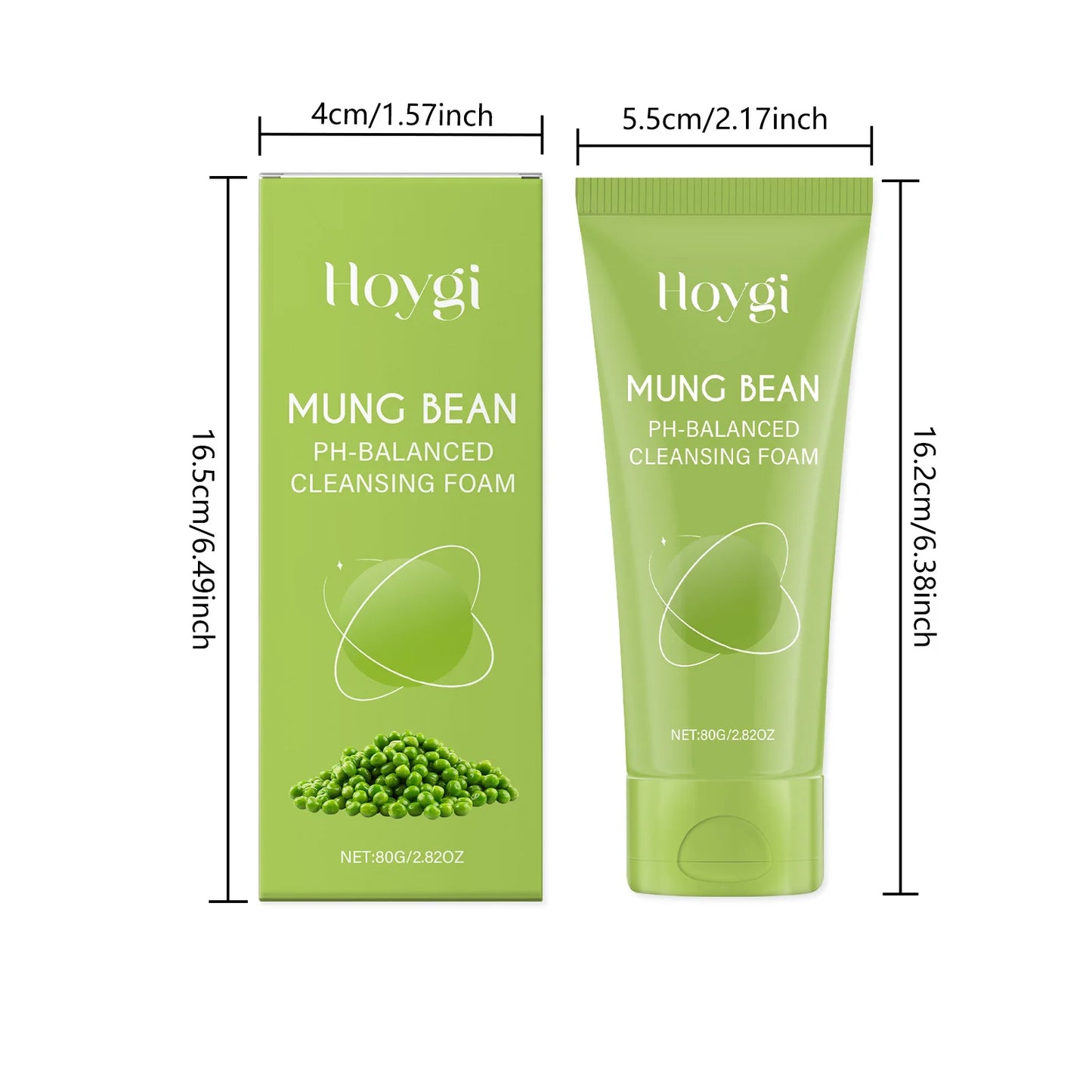 Mung Bean pH-Balanced Foaming Cleanser – Gentle & Hydrating