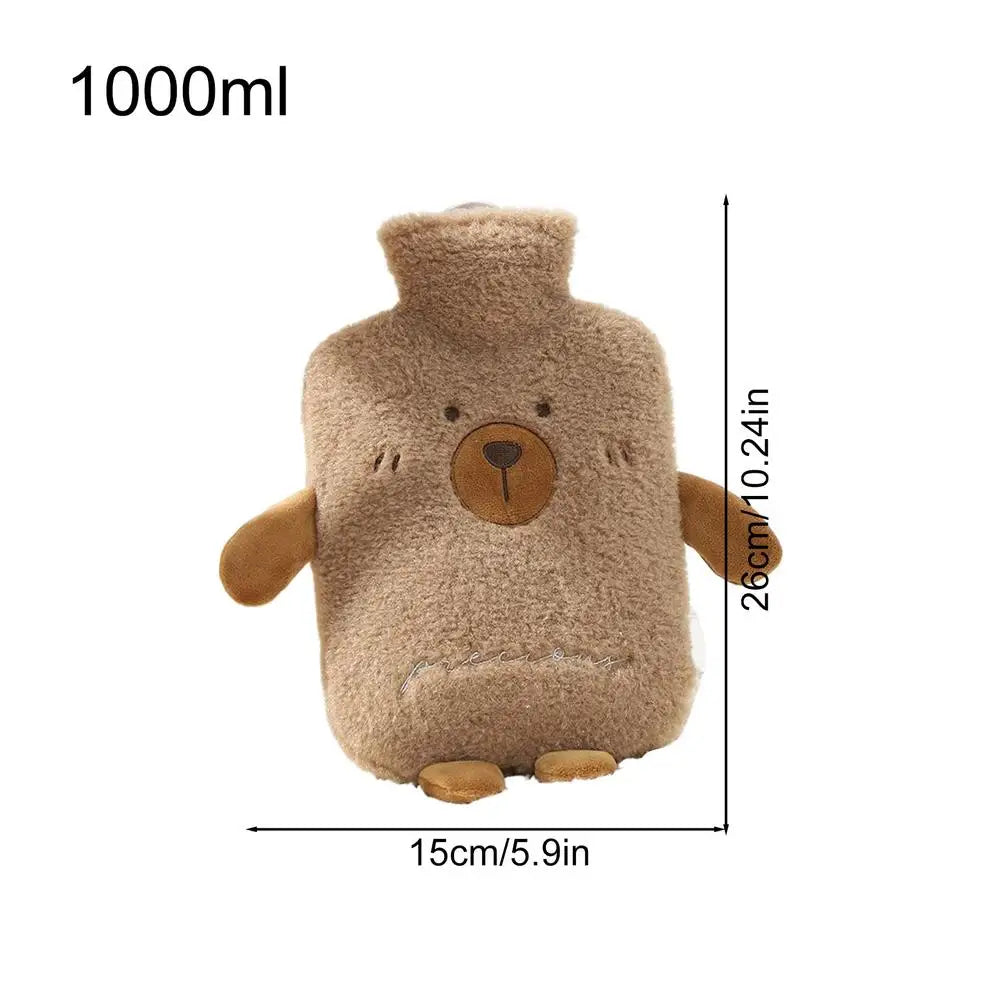 1L Cartoon Hot Water Bottle – Neck, Back & Hand Warmer