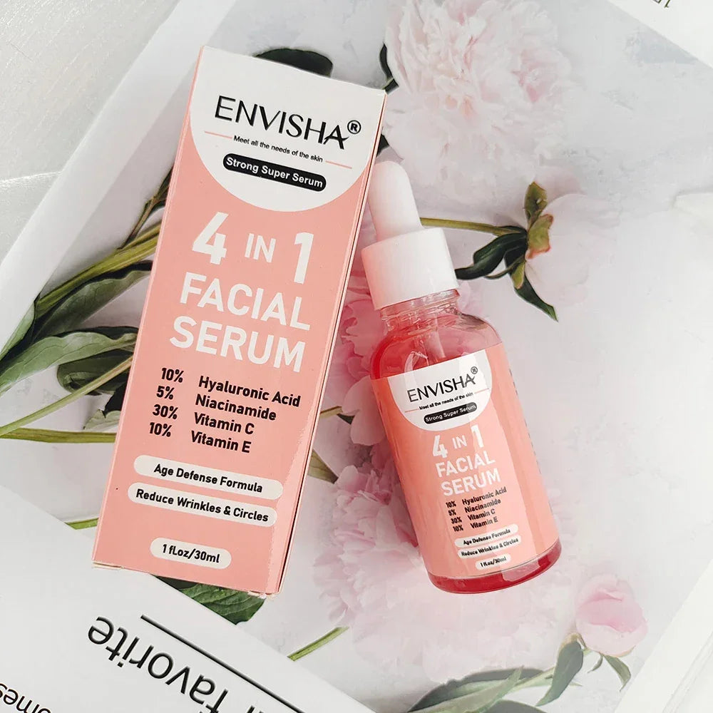 ENVISHA Facial Serum – Hyaluronic Acid, Niacinamide & Astaxanthin Peaceful Pleasures Health and Wellness