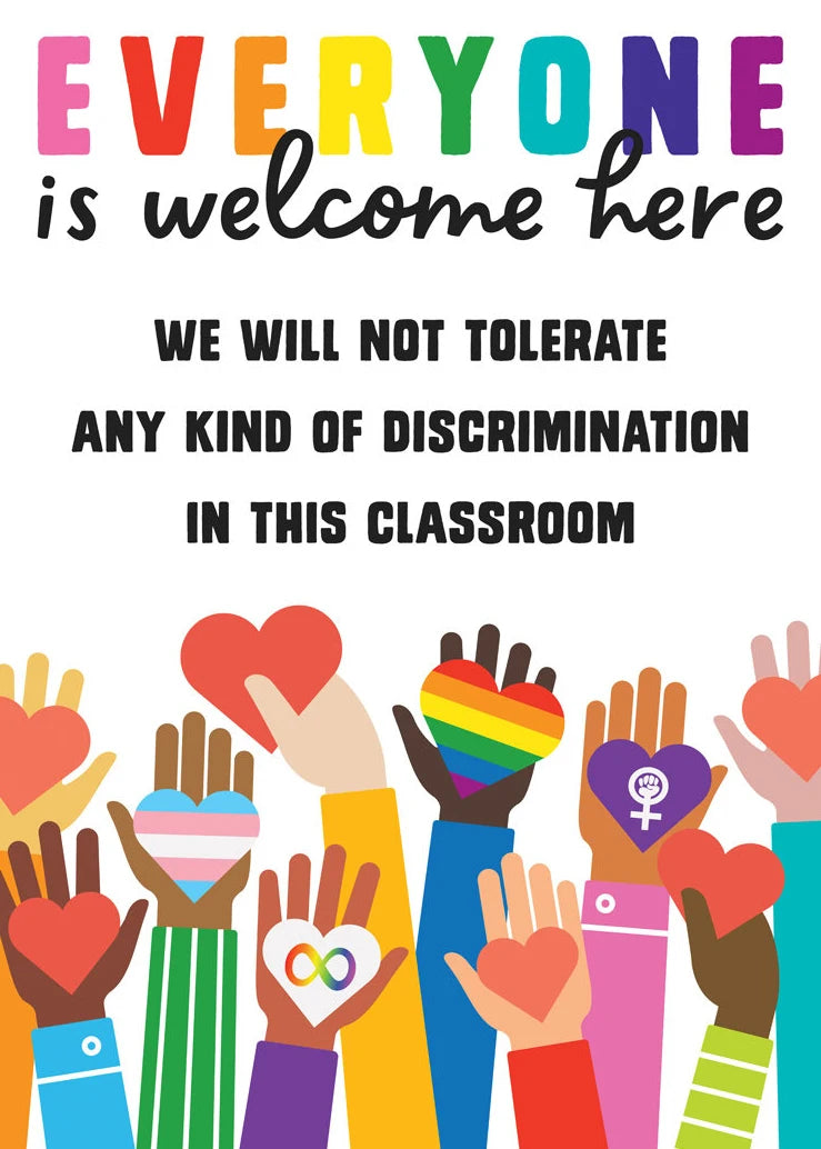 Inspirational Diversity Quote Classroom Canvas Wall Art Poster Canvas Wall Art Peaceful Pleasures Health and Wellness