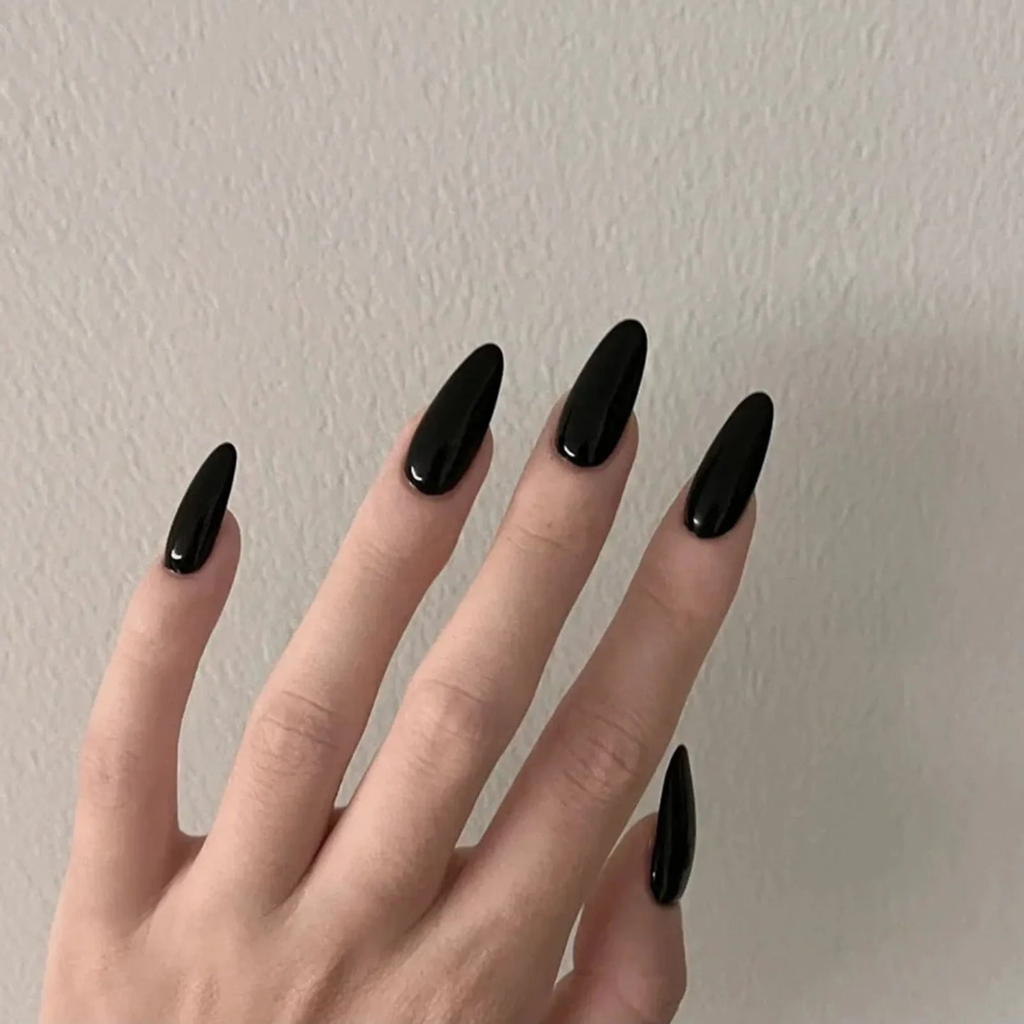 24pcs Long Pointed Red Press On Nails | Full Cover Stiletto Tips