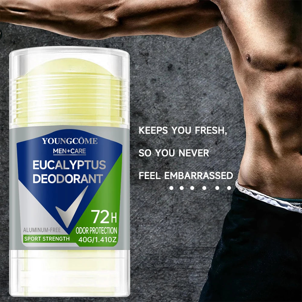 Men's Deodorant Stick Anti Sweating Keep Drying Lasting Fragrance Remove Armpit Odor Underarm Refresh Sticks Fade Body Odor Peaceful Pleasures Health and Wellness