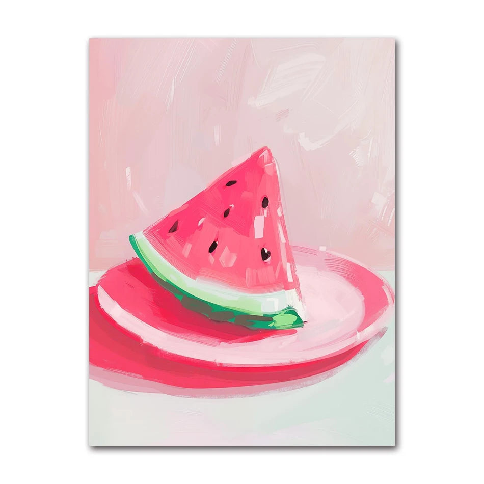 Popsicle Canvas Wall Art Print | Kitchen & Dining Room Decor Canvas Wall Art Peaceful Pleasures Health and Wellness 61718-13 30x40cm Unframed