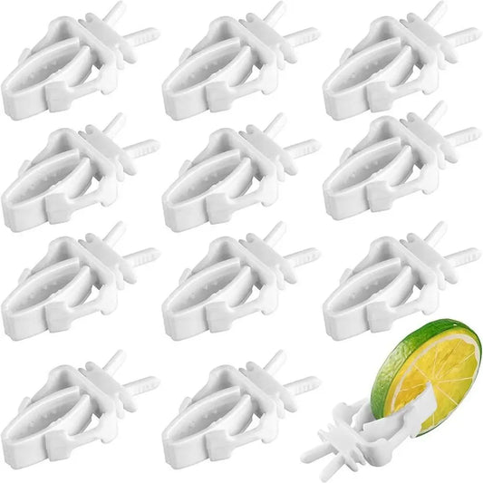 6-Pack Parrot Bird Cage Food Clips – Fruit & Vegetable Holder Bird Cage Accessory Oasis Select